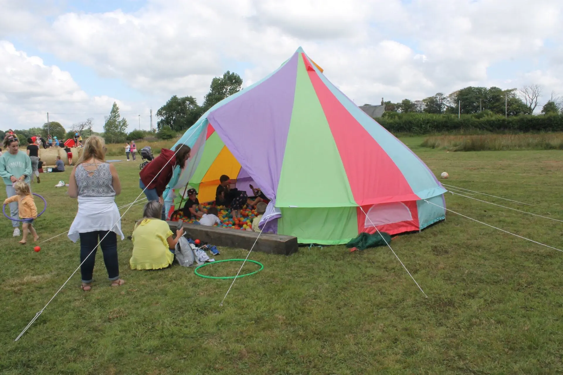 Tent set up