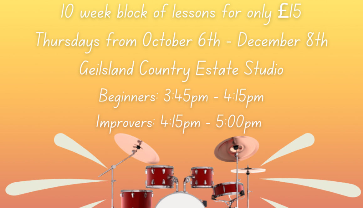 Drum Lessons Poster