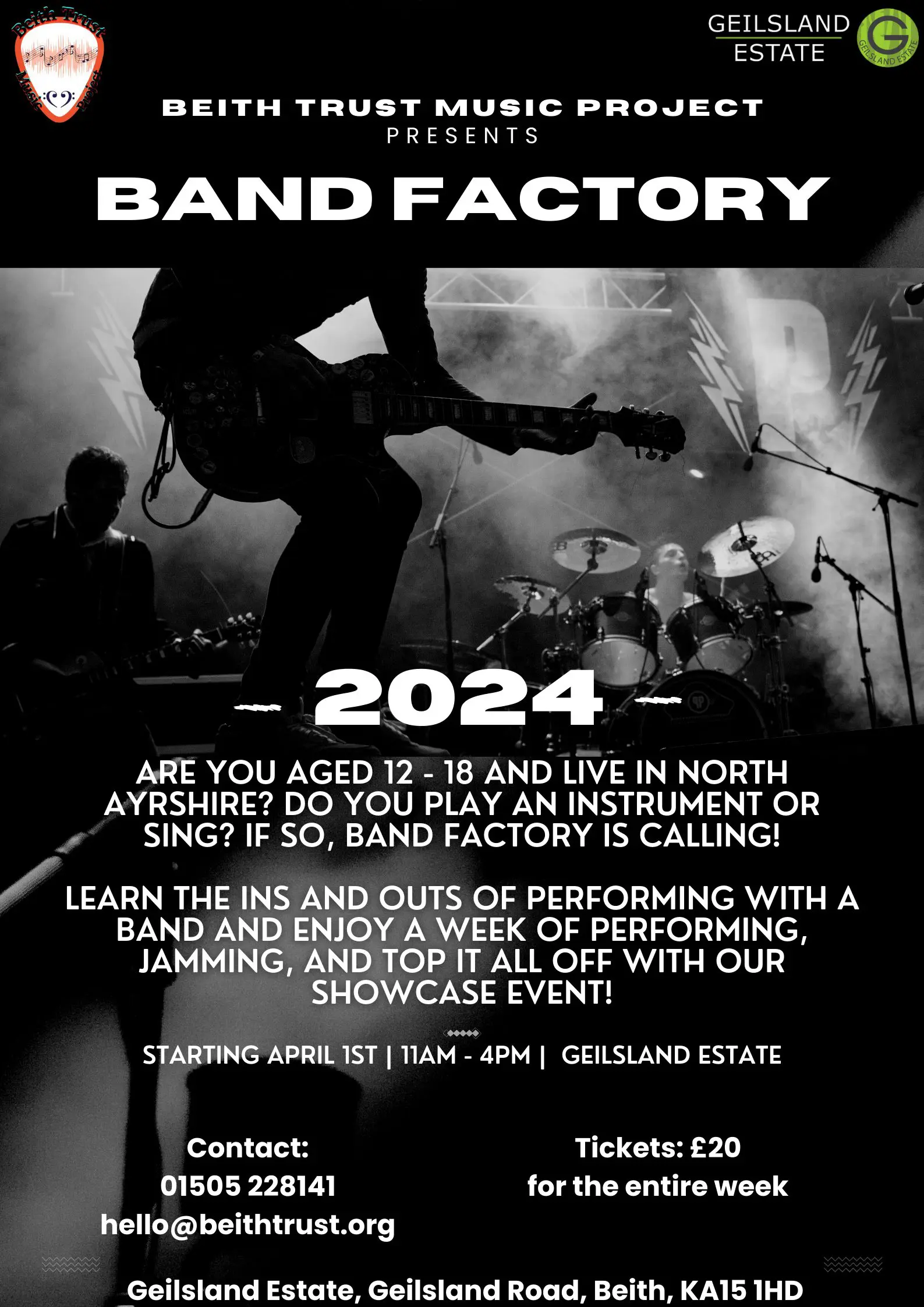 Band Factory – April